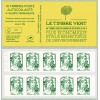 Carnet de 12 timbres lettre Vert