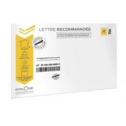 Recommandé avec accusé de réception (50 gr)