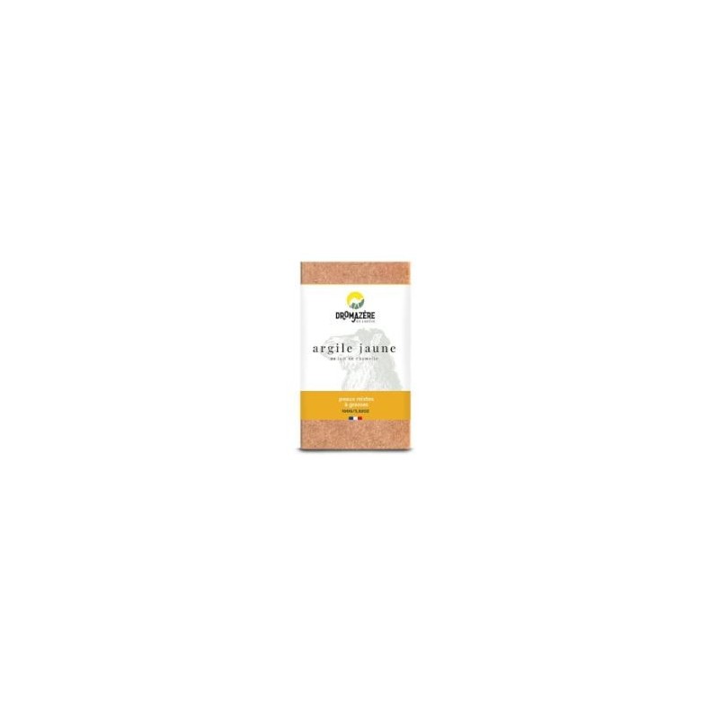 Savon solide Argile Jaune 100g