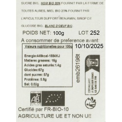 Nougat en papillote (Sachet de 100g)