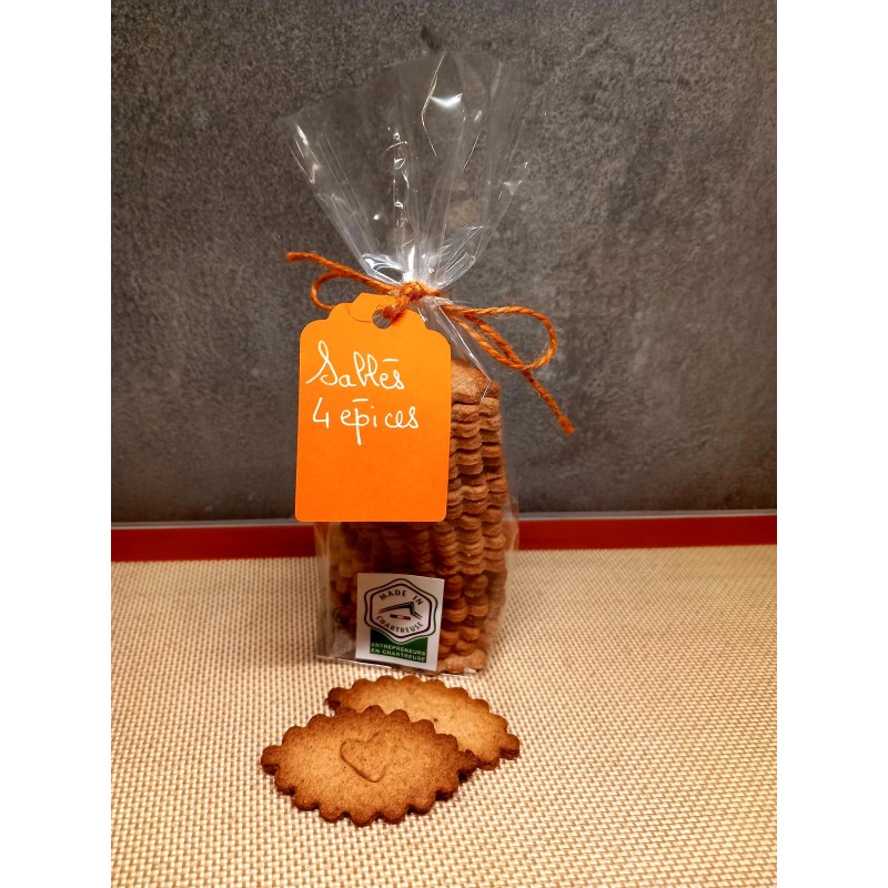 Sablé 4 épices (sachet 150 gr)