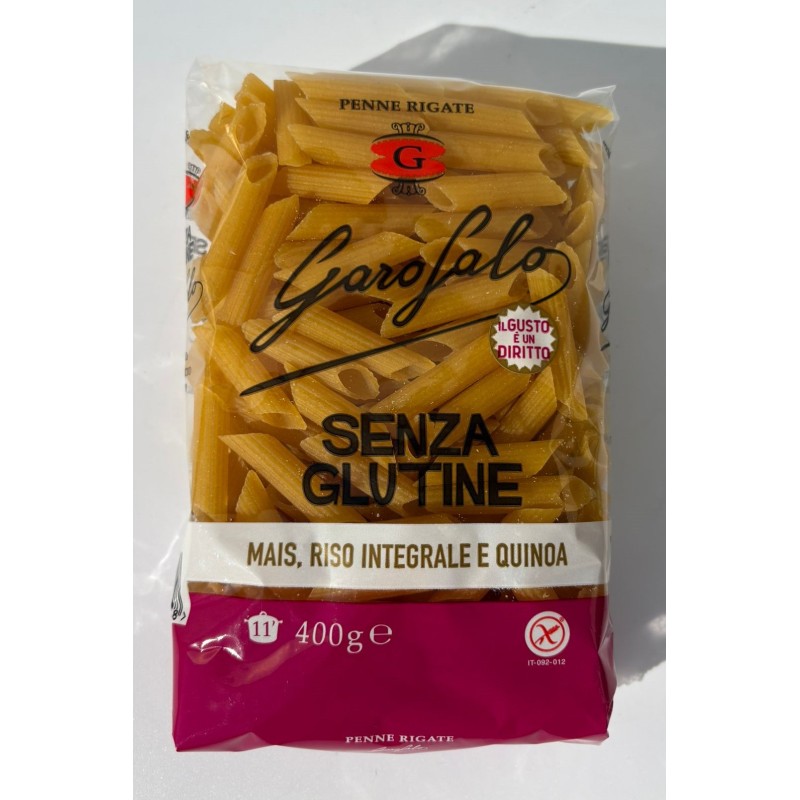 Pâtes Penne sans gluten 400 grs