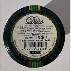 Pesto Aubergines 190 grs